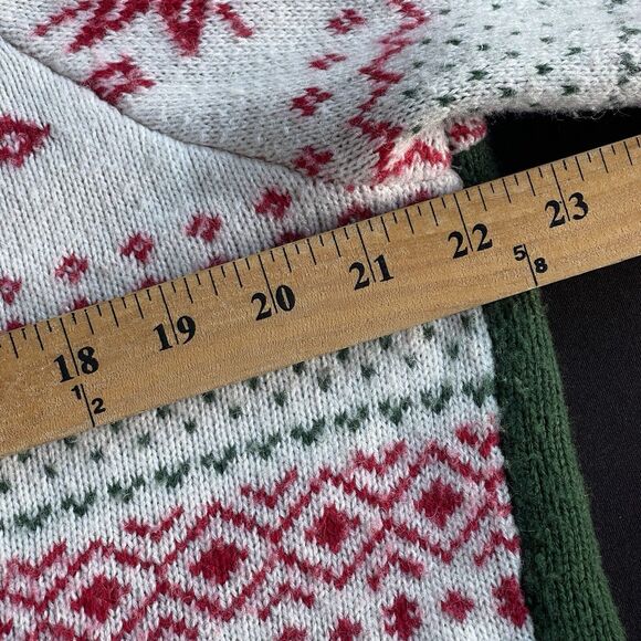 Jolly Sweaters Christmas Sweater Mens Large Ugly Faux Cardigan Festive Holiday - Picture 7 of 10